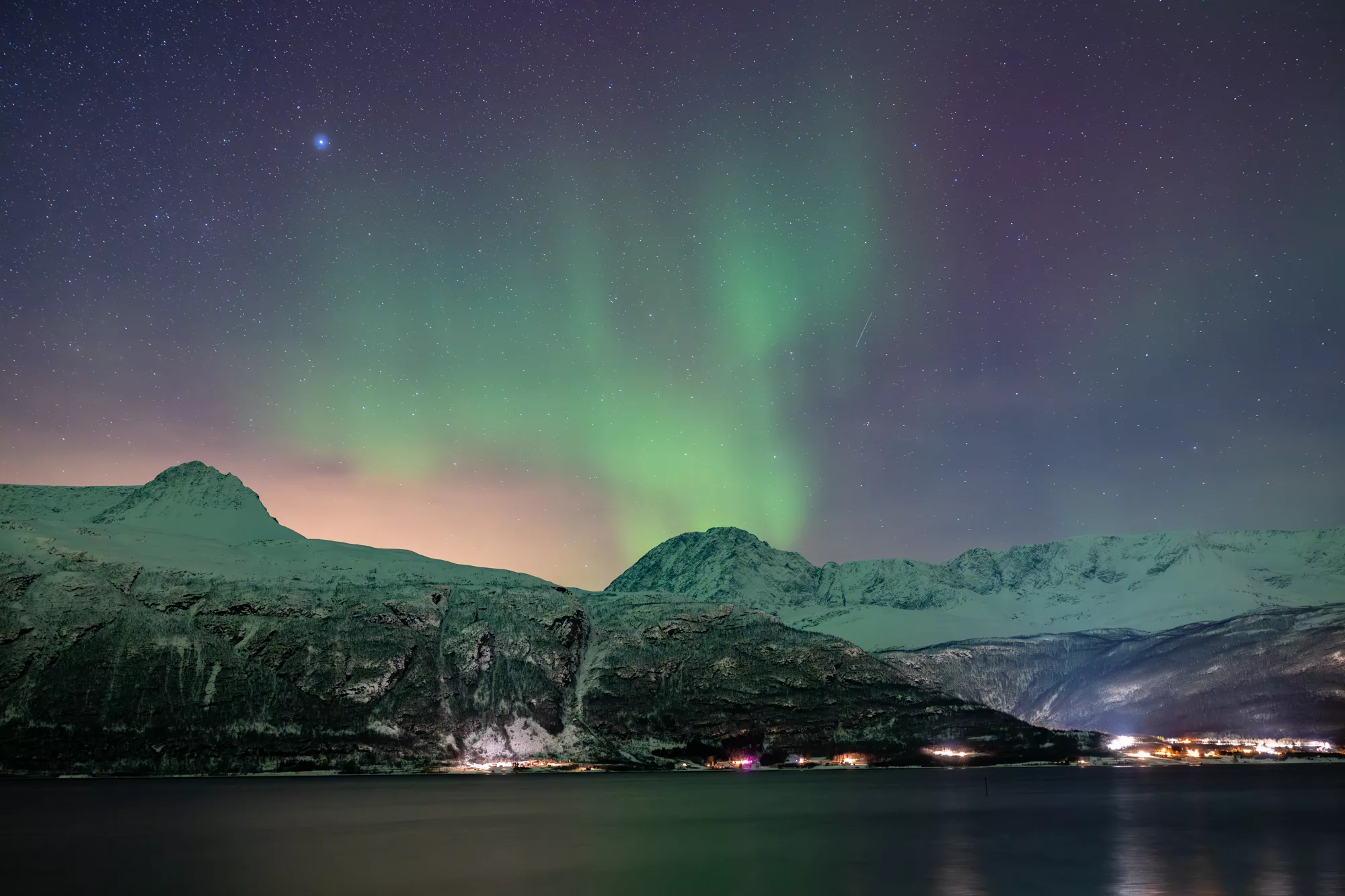 Nordlys i Storfjord